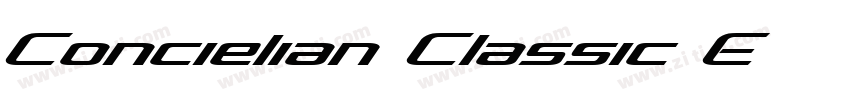 Concielian Classic C字体转换